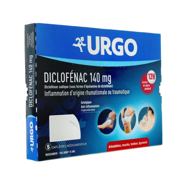Urgo patch anti inflammatoire Diclofenac 140 mg