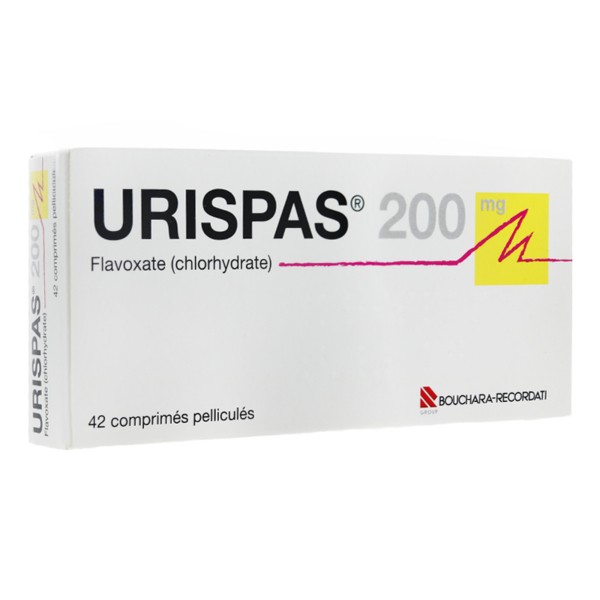 Urispas 200mg 42 comprimés traitement de l'impériosité urinaire