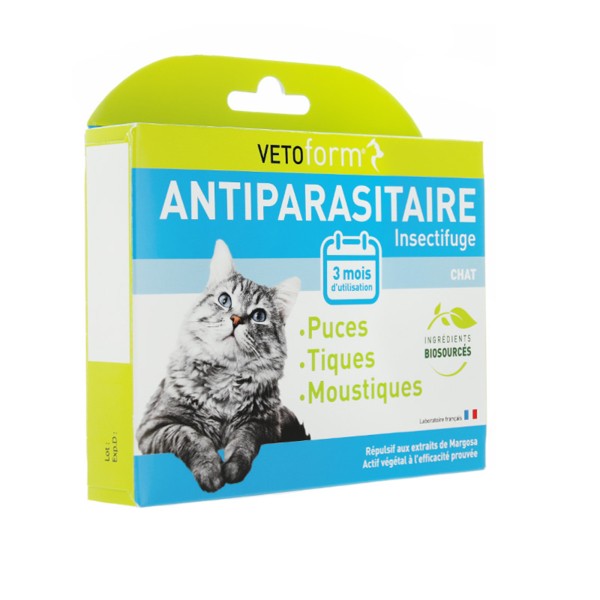 Vetoform antiparasitaire Chat pipettes