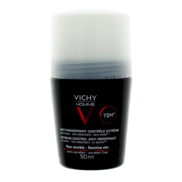 Vichy Homme déodorant anti-transpirant 72 h bille