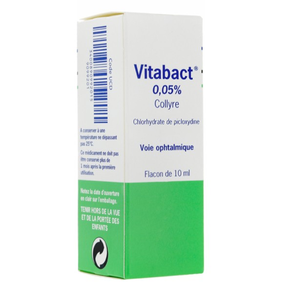 Vitabact 0,05% collyre