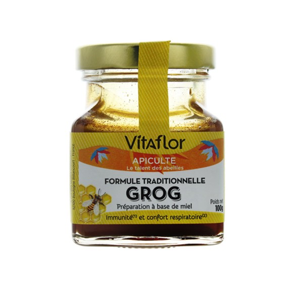 Vitaflor préparation pour grog 100g - Mal de gorge - Toux