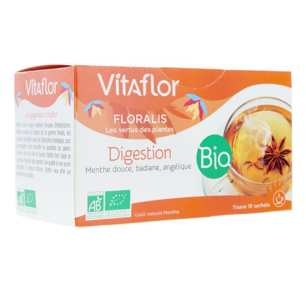 Vitaflor tisane digestion bio sachets