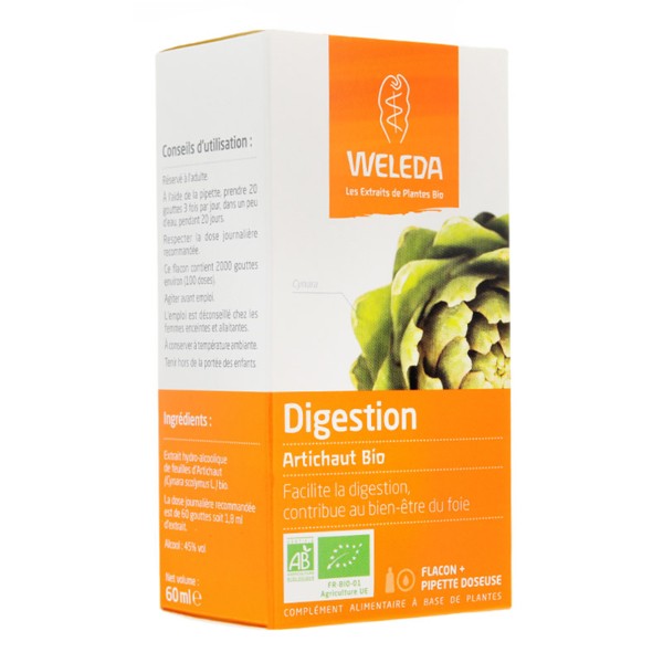 Weleda Digestion A L Extrait D Artichaut Bio Trouble Digestif Foie