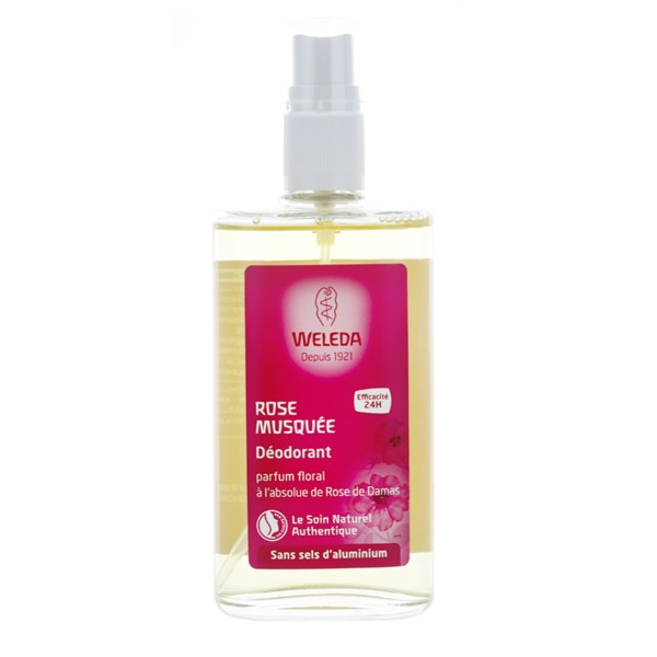 Weleda Rose musquée déodorant bio sans sels d’aluminium 100ml