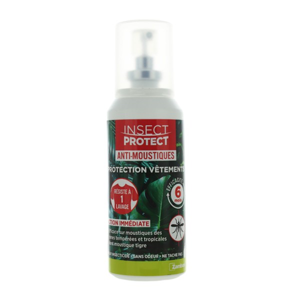 Insect Protect Anti-moustiques spray protection vêtements