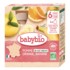 Babybio Gourdes Pomme Orange Banane