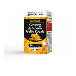 Juvamine Ginseng de Sibérie Gelée royale gélules
