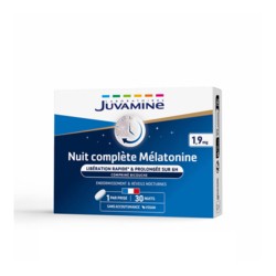 Juvamine Nuit complète Mélatonine 1,9 mg comprimés