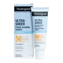 Neutrogena Ultra Sheer Fluide solaire invisible hydratation SPF 50