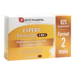 Forté Pharma Expert Bronzage 2 en 1 comprimés