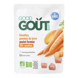 Good Goût purée Carottes Pommes de terre Poulet fermier Bio