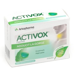 ARKOPHARMA ACTIVOX MIEL CITRON PASTILLES 24 - Pharmacie Cap3000