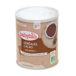 Babybio Céréales - 6 mois et + - Céréales Vanille avec Quinoa - BIO 220 g -  Paraphamadirect