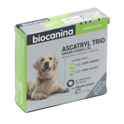 Biocanina Ascatryl Trio Grand Chien +17.5kg 2 Comprimés moins cher