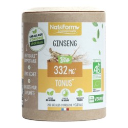 Nat et Form Ecoresponsable ginseng bio gélules