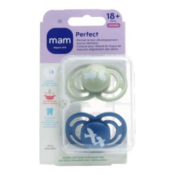 MAM Perfect Sucette silicone anatomique 18 mois et +
