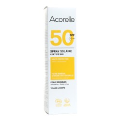 Acorelle Spray solaire SPF 50 Bio