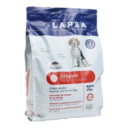 Lapsa Intégrale Croquette chien adulte 10-25 kg