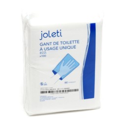 Gants de toilette pré-savonnés à humidifier - Lot de 20 - Gants de toilette  présavonnés - Robé vente matériel médical