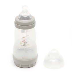 MAM - Biberon Easy Active 6+ mois (330 ml) Rose – Biberon avec tétine en  silicone débit X vitesse ultra-rapide – Biberon pour bébé avec fermeture