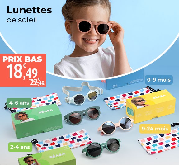 Prix bas Lunettes de soleil Béaba enfant