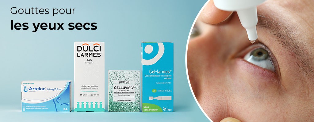 Mea gouttes pour les yeux secs