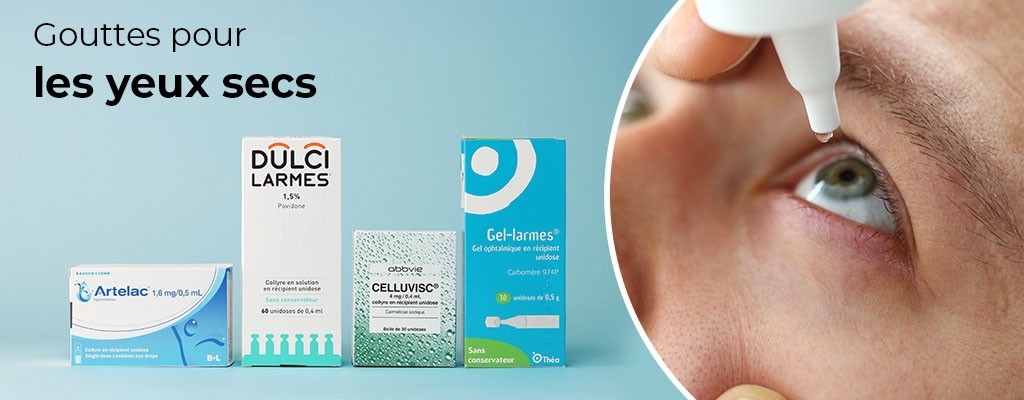 Mea gouttes pour les yeux secs